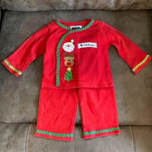 Mudpie My First Christmas outfit, 0-3 months!
